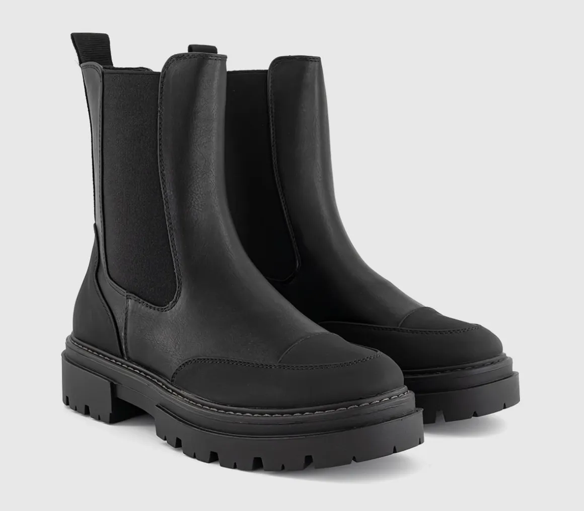 Adda Chunky Toe Cap Ankle Boots
