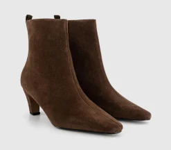 Addison Curve Heel Ankle Boots