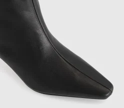 Addison Curve Heel Ankle Boots