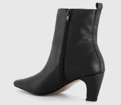 Addison Curve Heel Ankle Boots