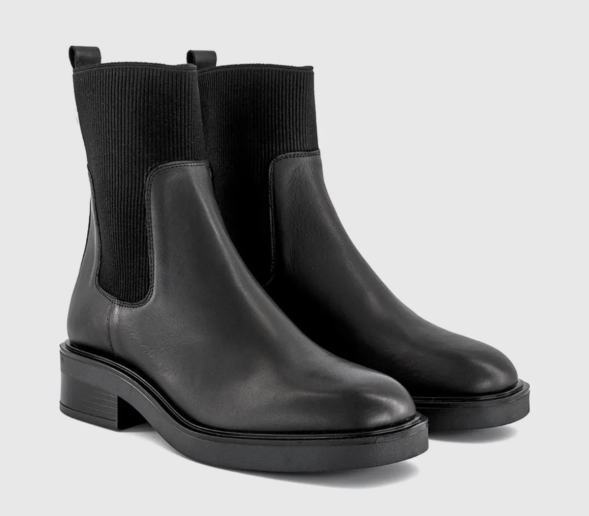 Aero Ribbed Chelsea Ankle Boots