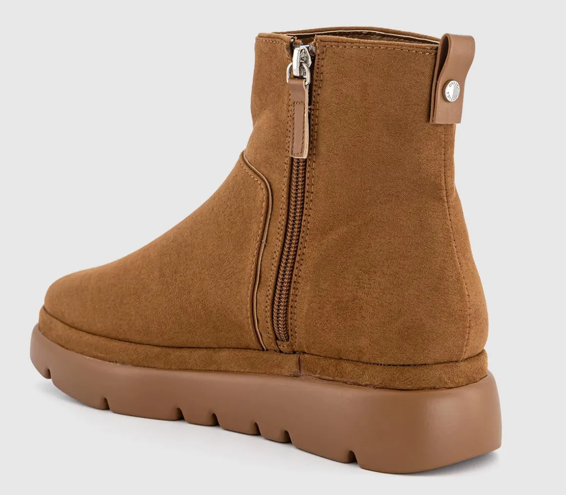 Agent Cleated Platform Ankle Boots