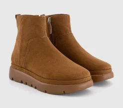 Agent Cleated Platform Ankle Boots
