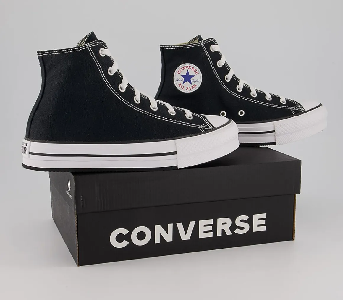 All Star Eva Lift Hi Junior Platform Trainers