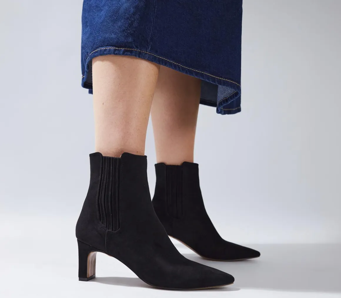 Amaya Covered Chelsea Ankle Boots