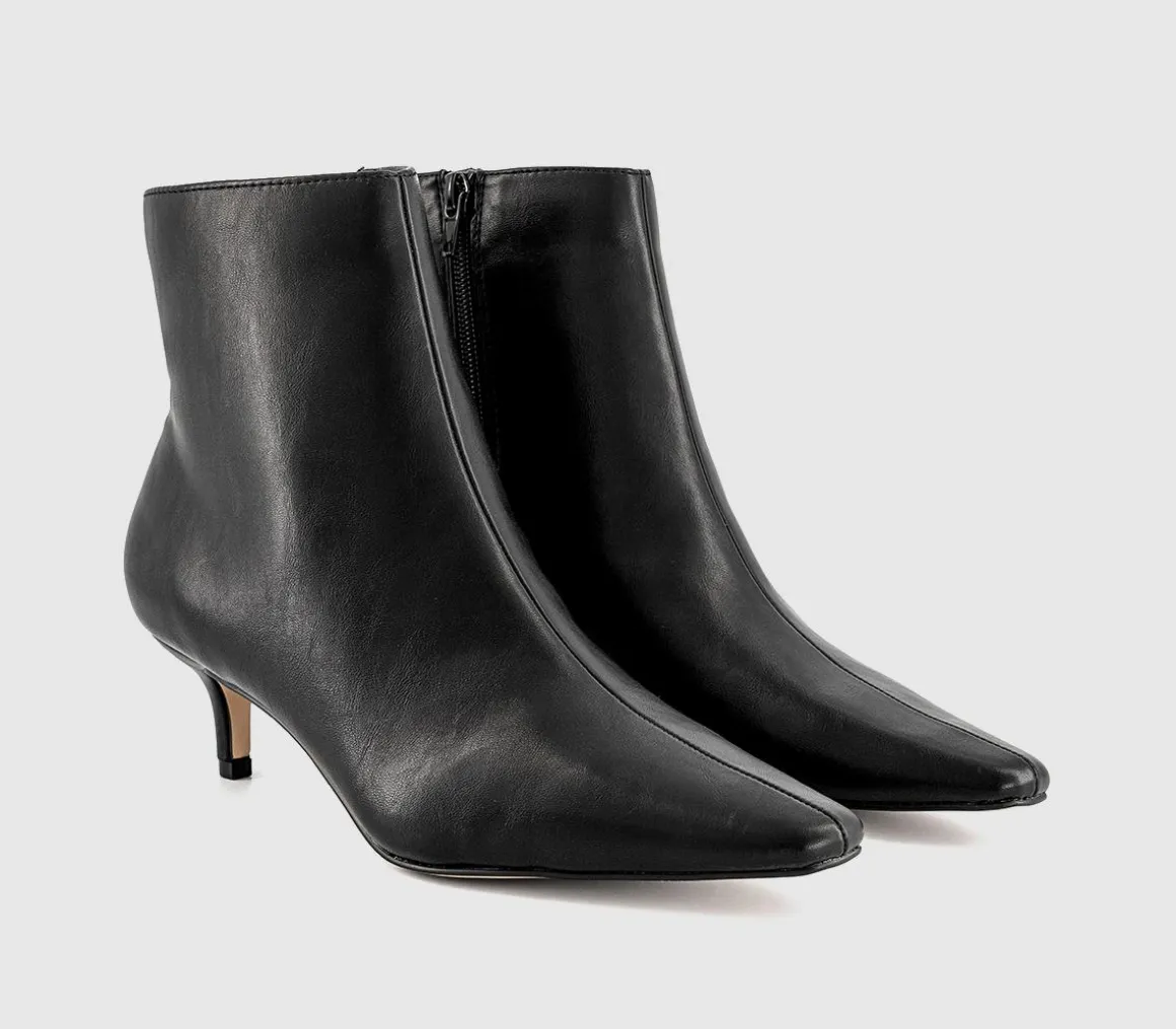 Amelie Kitten Heel Ankle Boots