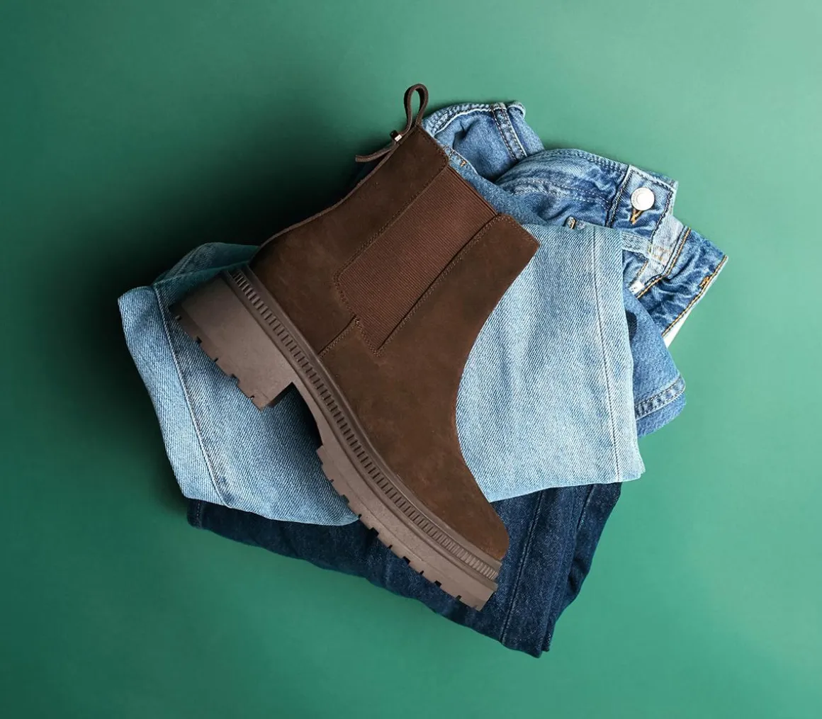 Archie Chunky Chelsea Ankle Boots