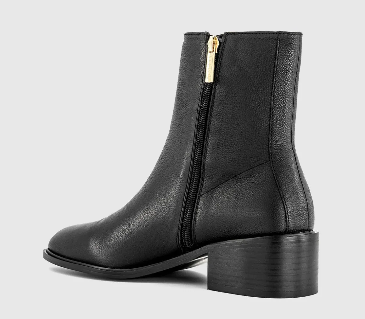 Arrow Covered Gusset Ankle Boots