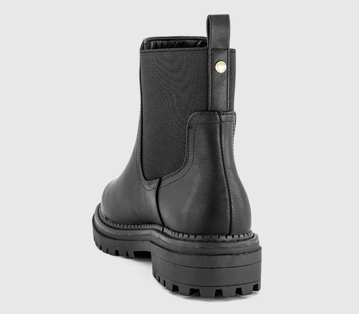 Auburn Chunky Chelsea Ankle Boots