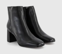Ava Block Heel Ankle Boots