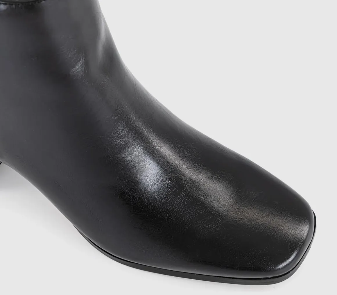 Ava Block Heel Ankle Boots