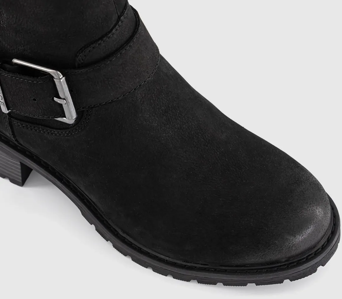Avril Cleat Sole Buckle Boots