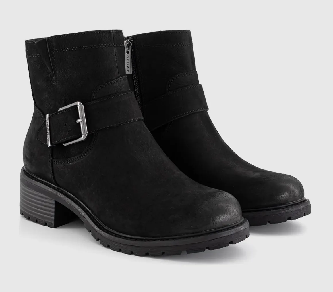 Avril Cleat Sole Buckle Boots