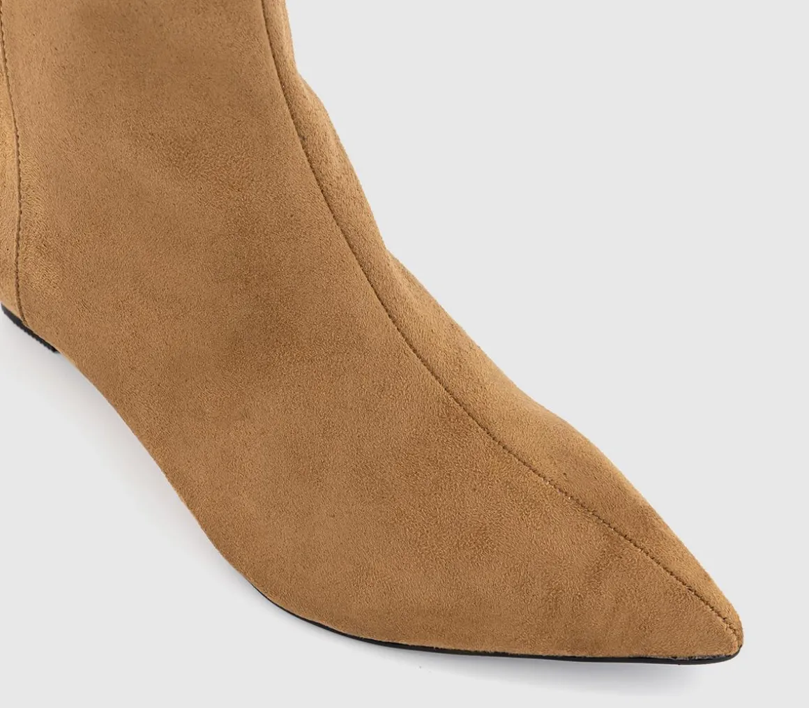 Azalea Pointed Wedge Boots