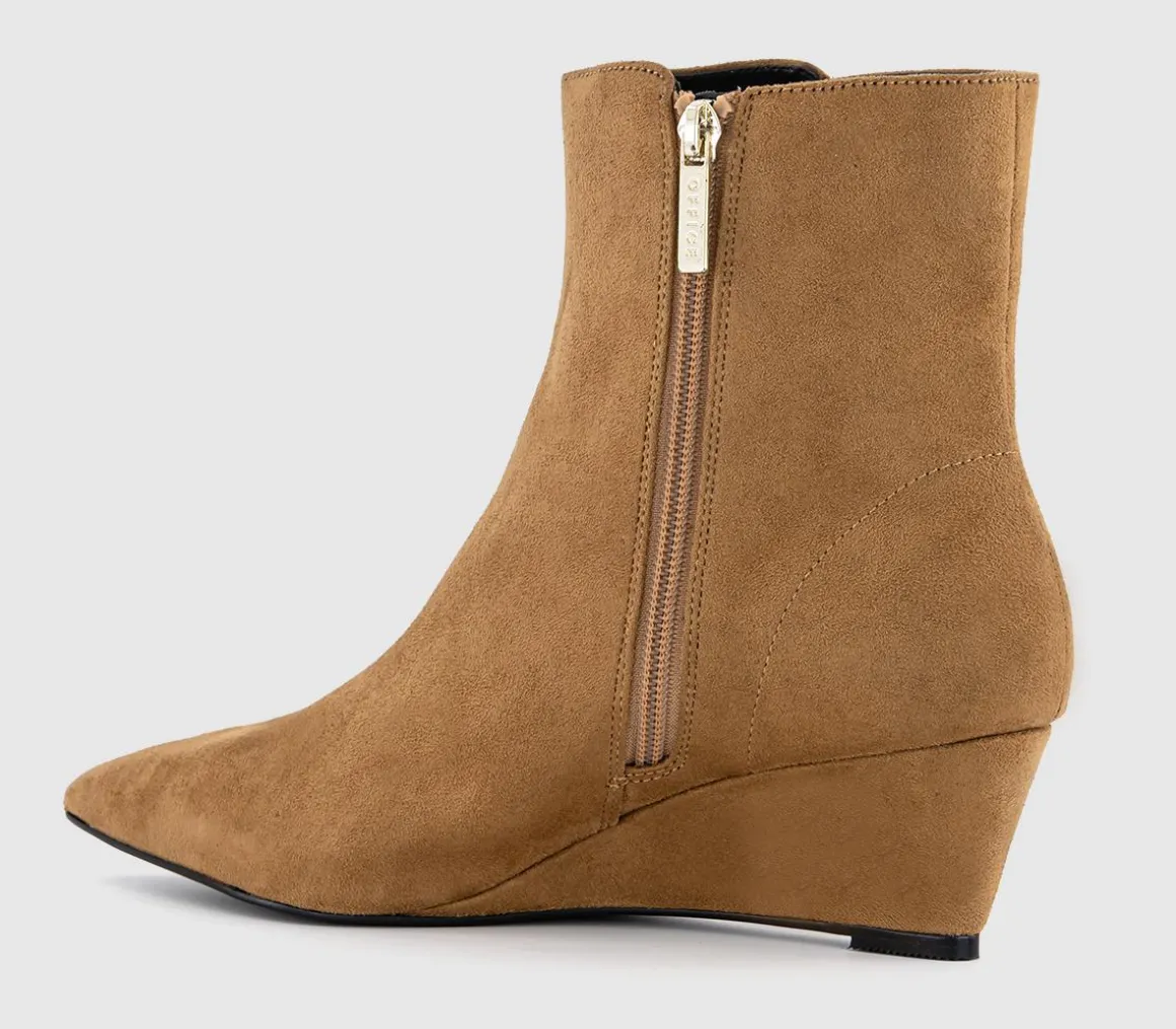Azalea Pointed Wedge Boots
