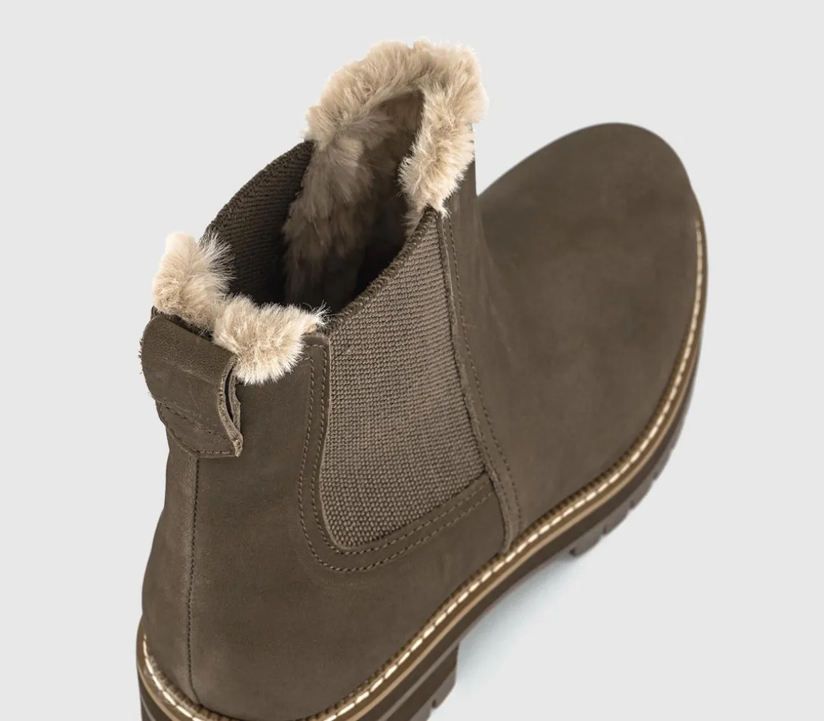 Bennet Chelsea Faux Fur Lined Boots