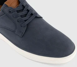 Cassius Perf Collar Detail Lace Up Trainers