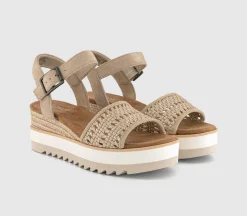 Diana Woven Wedge Sandals