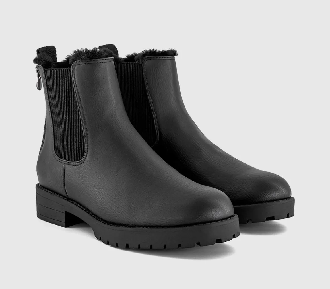 Dover Fur Lined Chelsea Boots