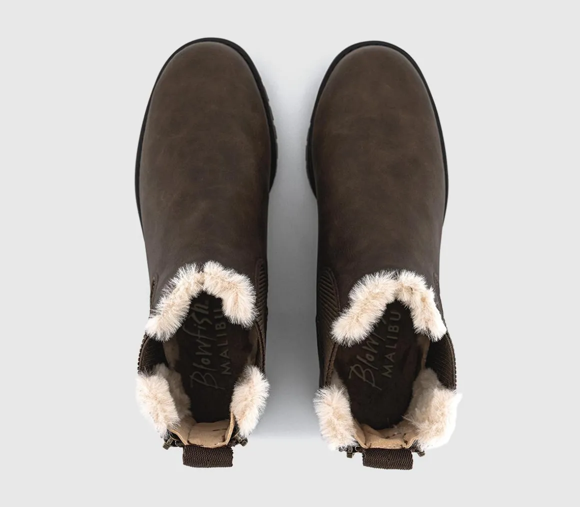 Dover Fur Lined Chelsea Boots