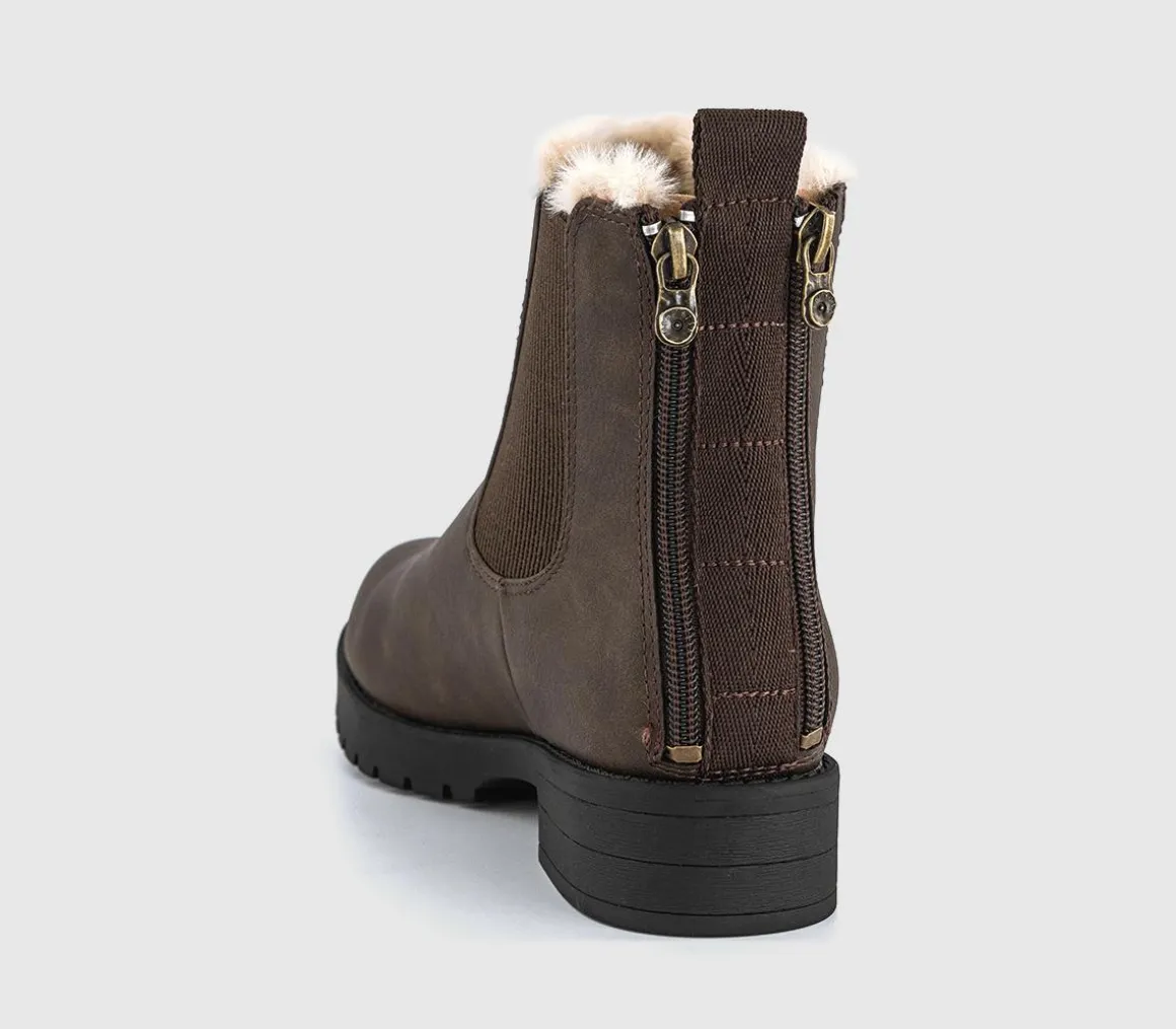 Dover Fur Lined Chelsea Boots