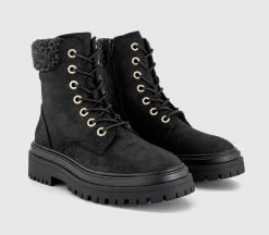 Earth Addict: Adar Borg Cuff Lace Up Ankle Boots