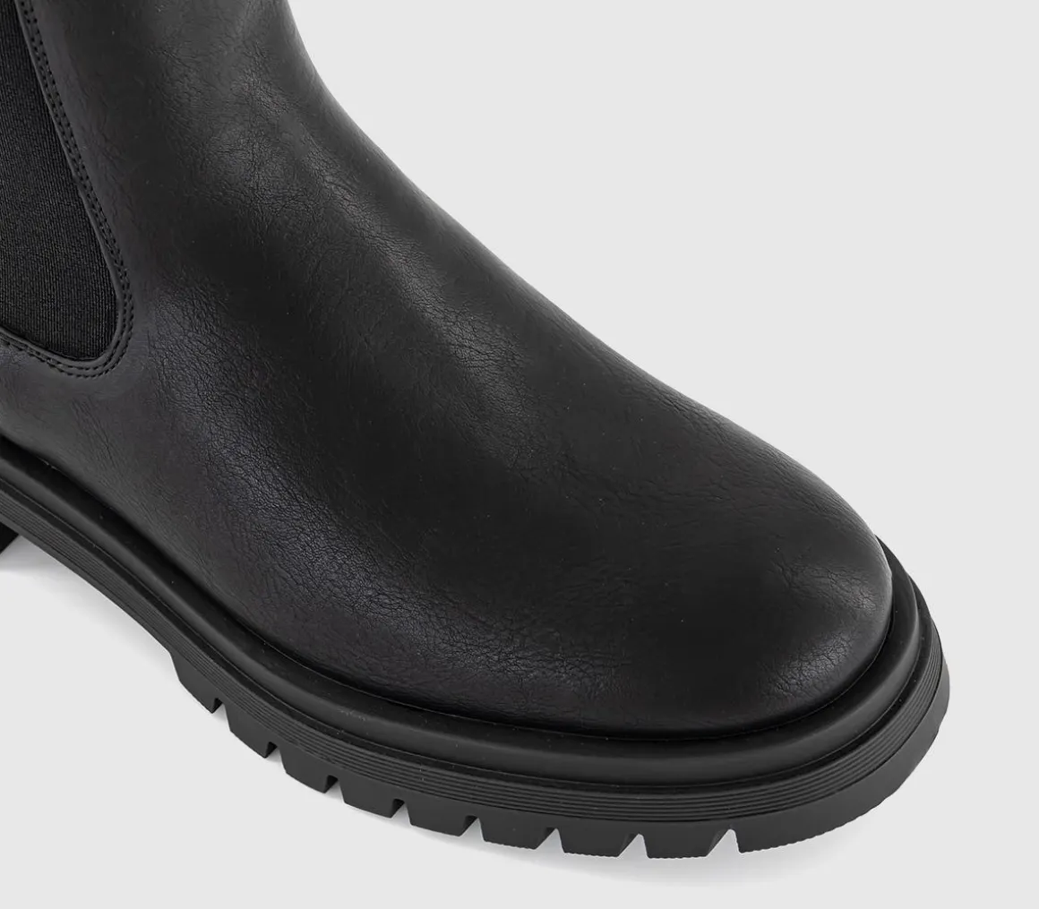 Earth Addict Clover Chunky Chelsea Boots