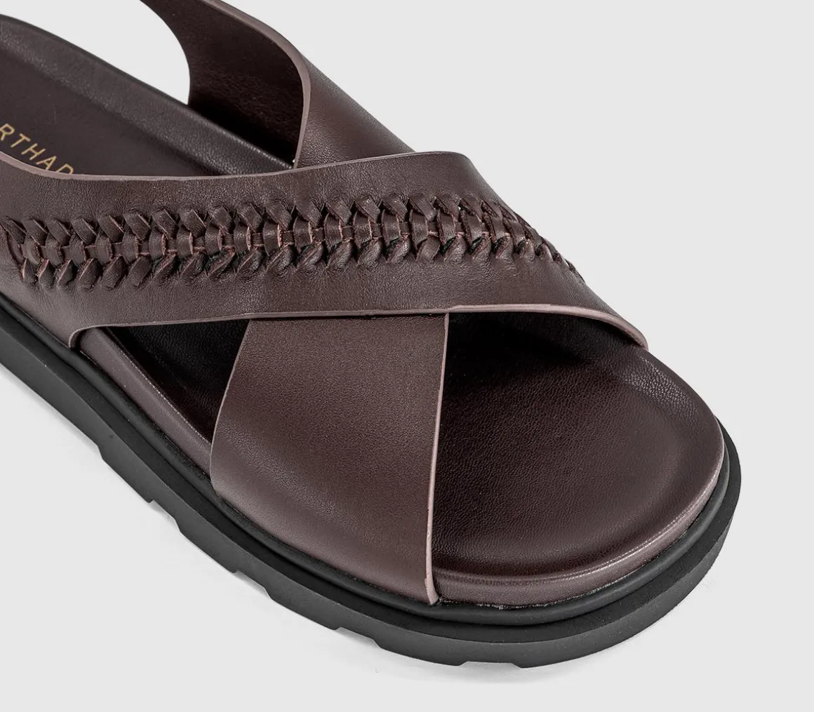 Earth Addict Fleur Cross Over Chunky Sandals