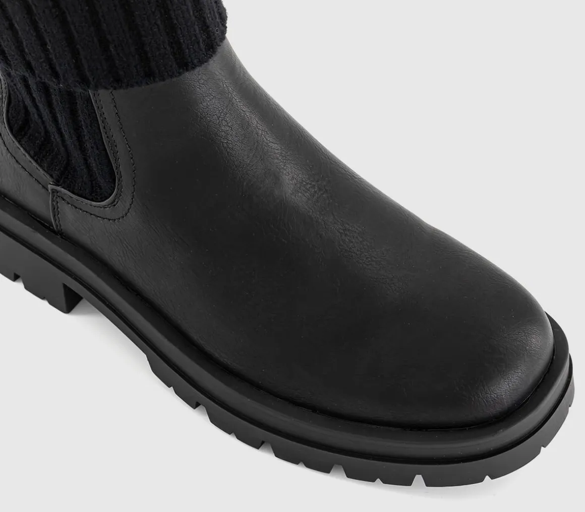 Earth Addict Orchid Folded Cuff Chelsea Boots