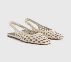 Fairmont Woven Slingback Flats