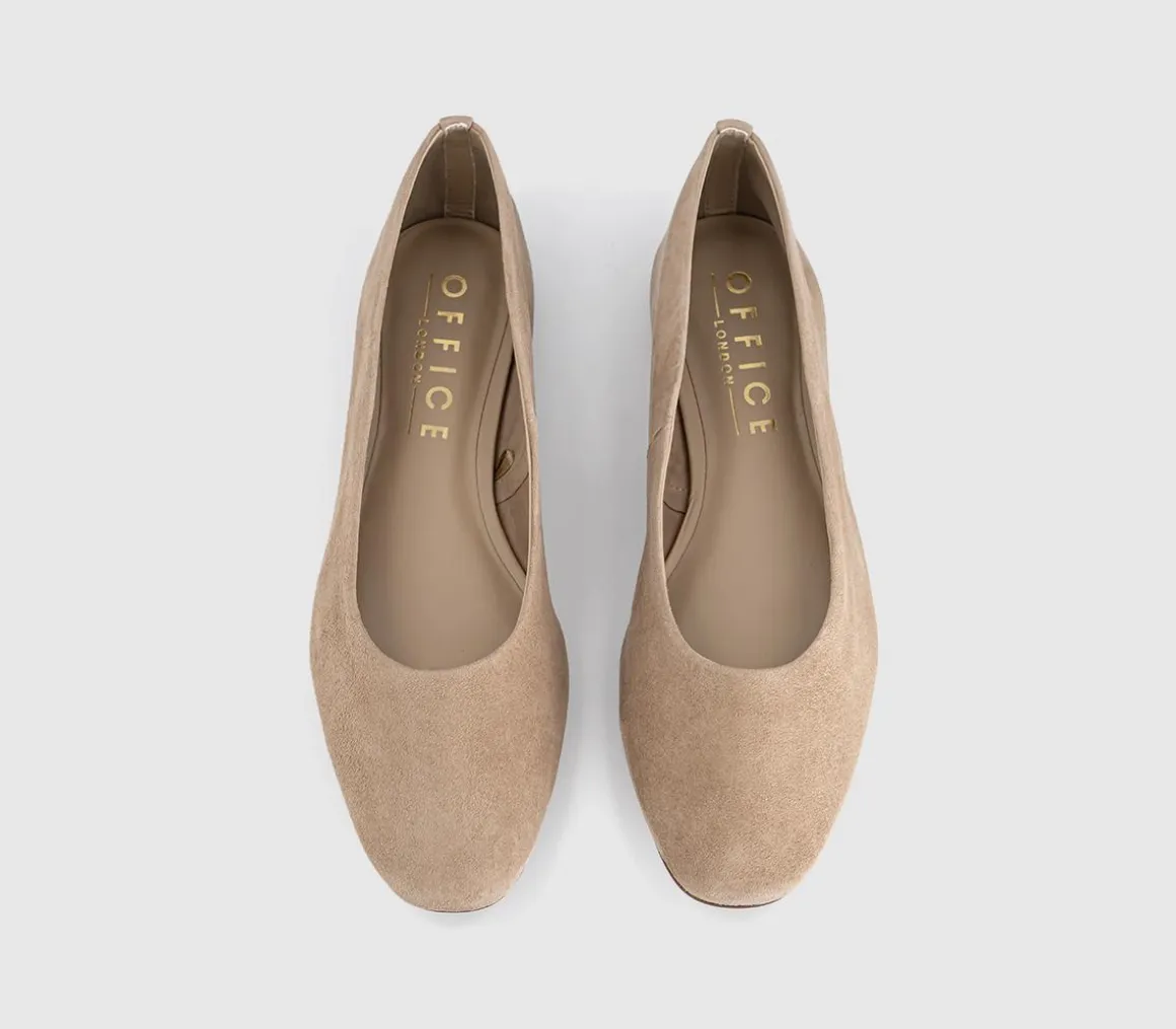 Fairytale Suede Ballerina Pumps