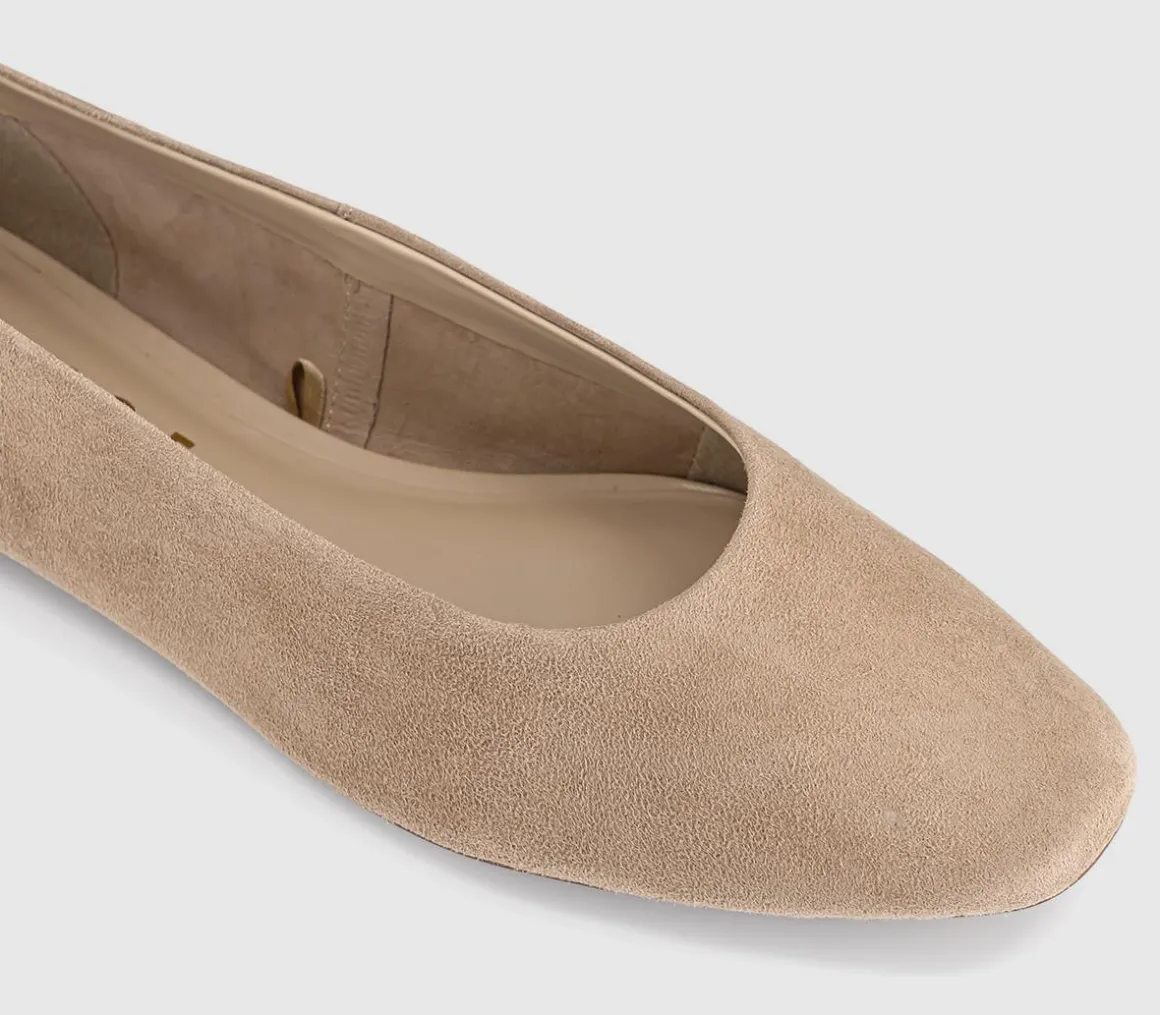 Fairytale Suede Ballerina Pumps