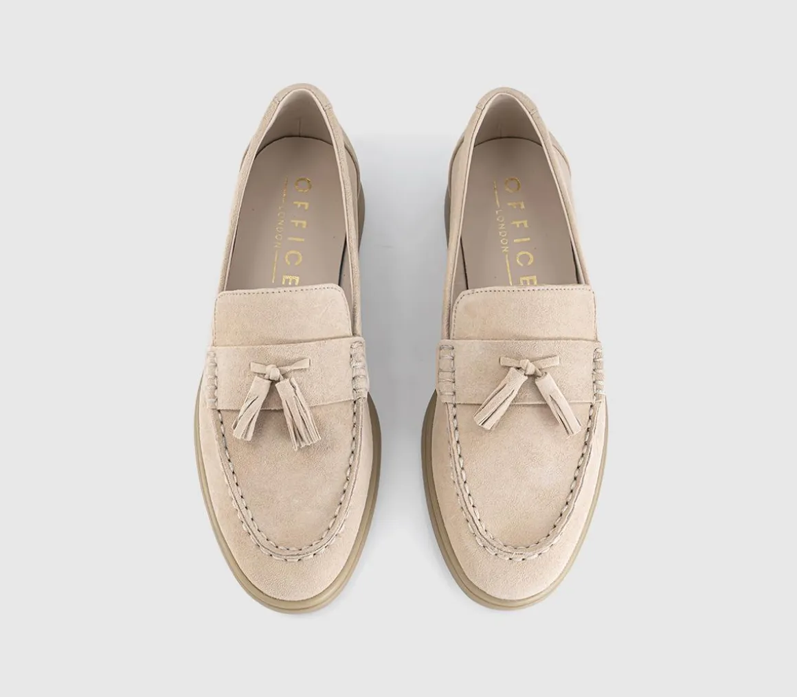 Fay Suede Tassel Loafers