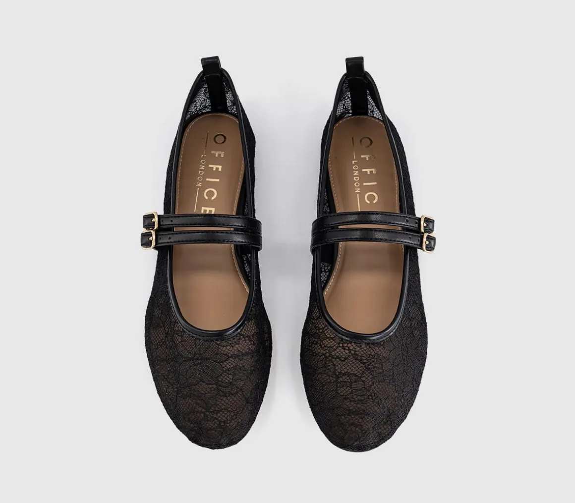 Fenix Double Strap Mary Jane Ballet Pumps