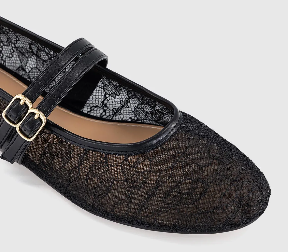 Fenix Double Strap Mary Jane Ballet Pumps