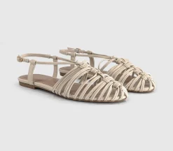 Fennec Woven Slingback Flats