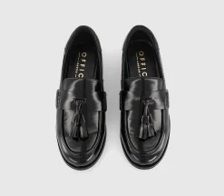 Fidget Round Toe Tassel Loafers