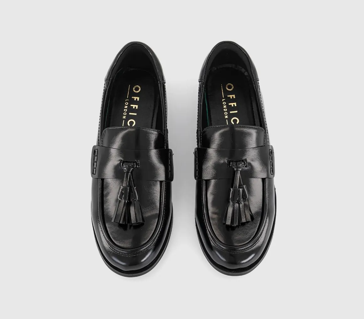Fidget Round Toe Tassel Loafers