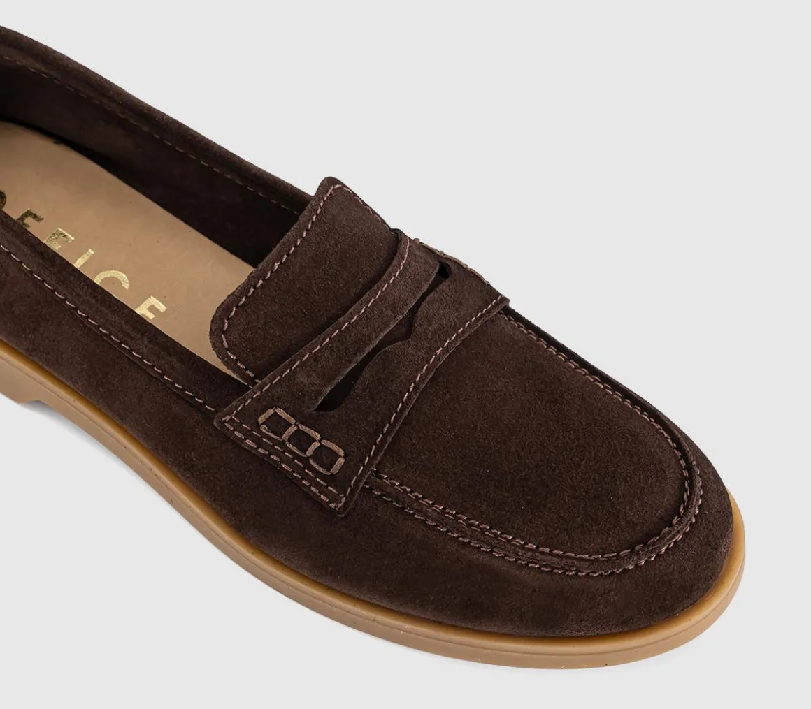 Finesse Gum Sole Penny Loafers