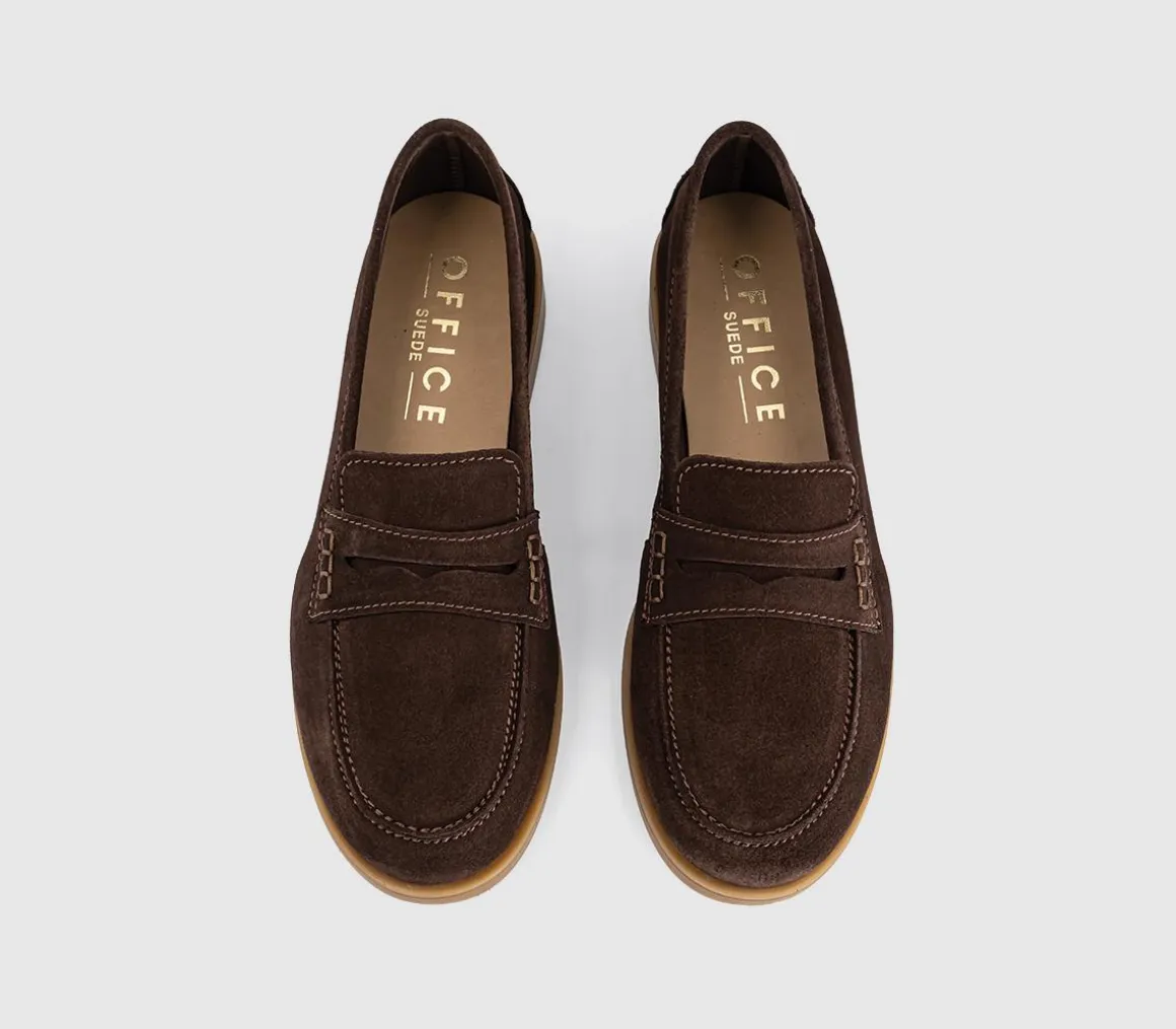 Finesse Gum Sole Penny Loafers