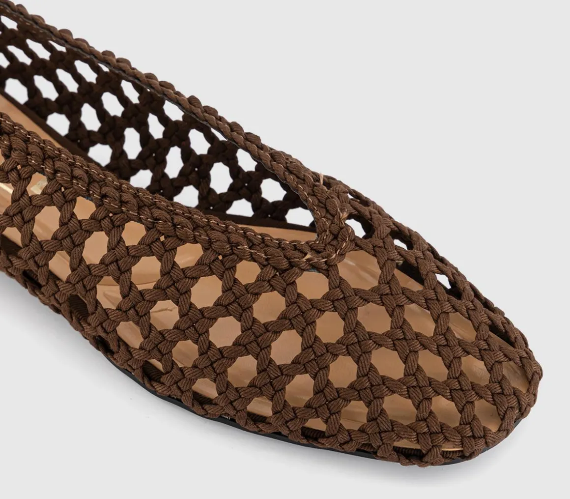 Flawless Woven Ballerina Flats