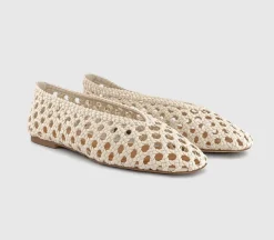 Flawless Woven Ballerina Flats