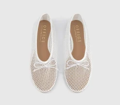 Fling String Mesh Ballet Flats