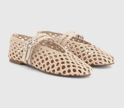 Flirt Woven Mary Jane Shoes