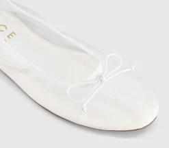 Flutter Mesh Bow Ballerina Flats