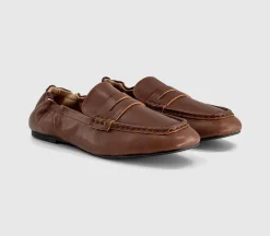 Flux Elastic Back Penny Loafers