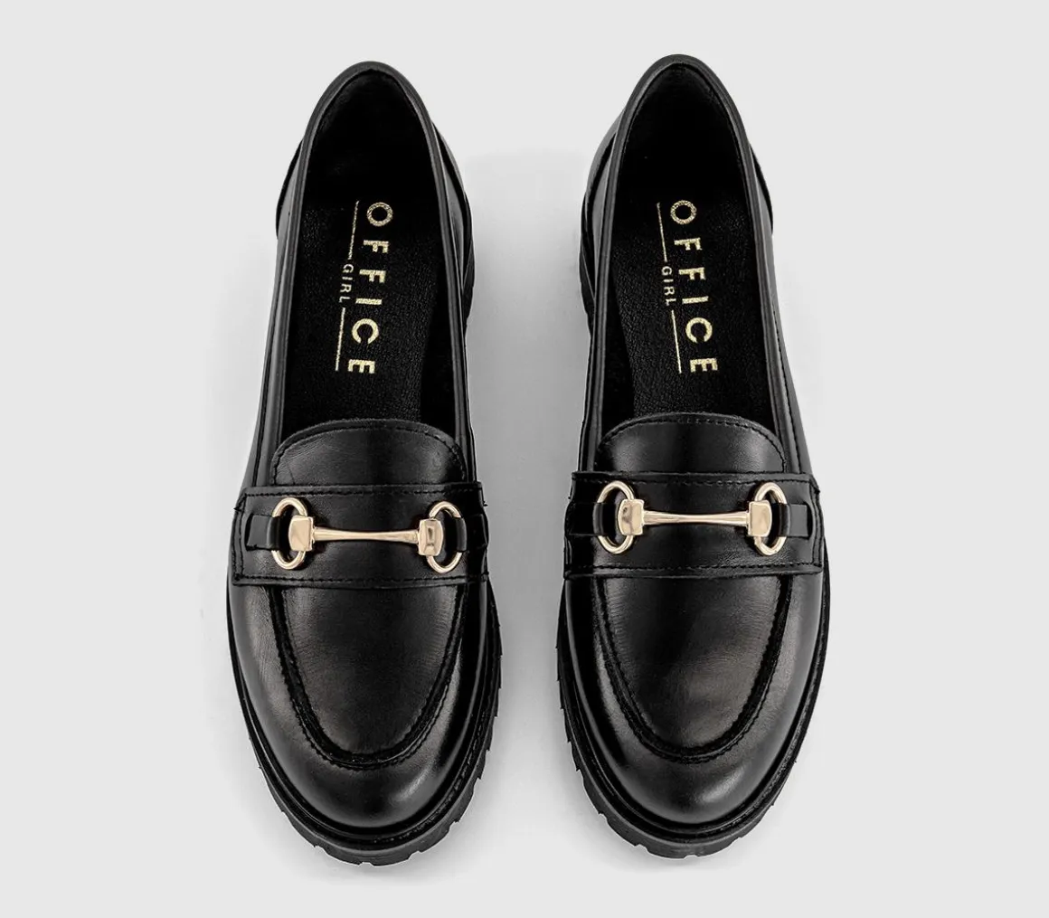 Fontana Cleated Sole Snaffle Loafers