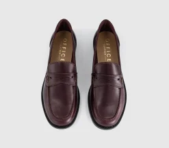Forerro Square Toe Penny Loafers