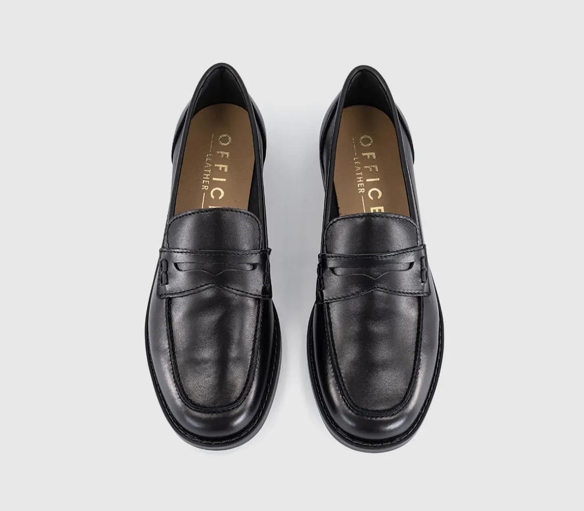 Forerro Square Toe Penny Loafers