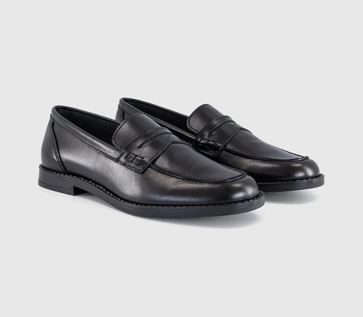 Forerro Square Toe Penny Loafers